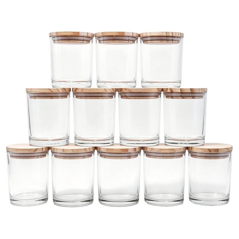 Candle Making Jars With Lids - M11K - 캔들 용기 제작용, 7온스