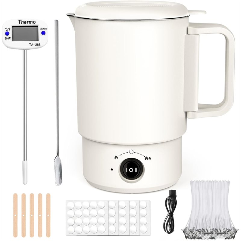 Candle Making Jug - A47U 전기 왁스 멜팅 포트 키트(온도계