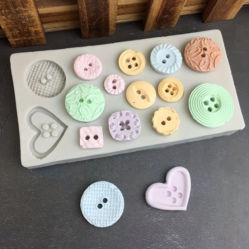 Candle Making Tutorial - 버튼 모양 실리콘 몰드 비누 및