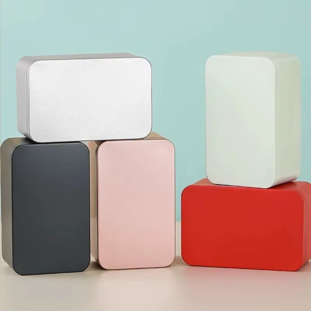 Tin Container Lid - 새로운 단색 틴 박스 뚜껑 있는