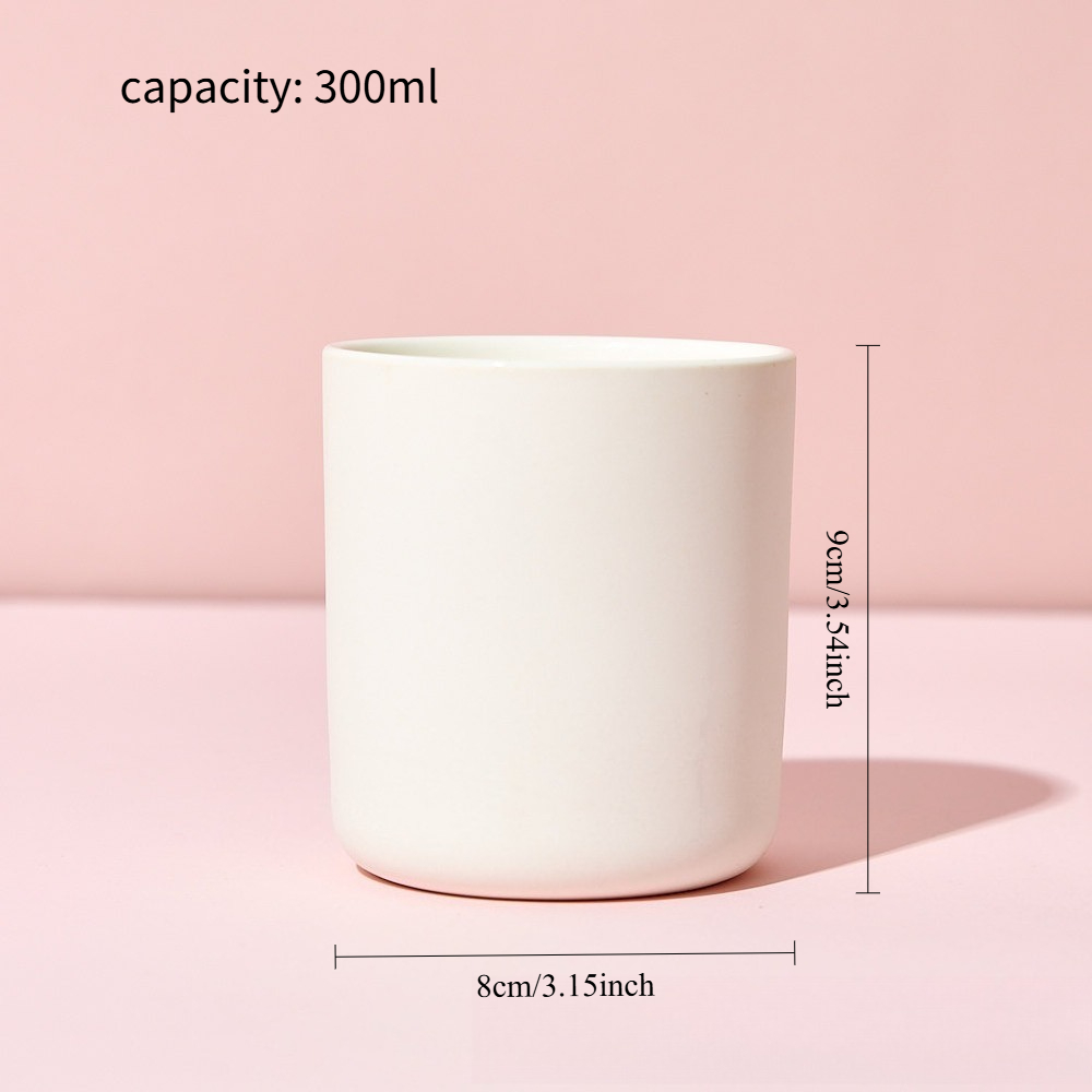 빈 매트 화이트 유리 캔들 홀더, 나무 뚜껑 포함, 왁 - Candle Making Jars With Lids 리뷰 및 가격
