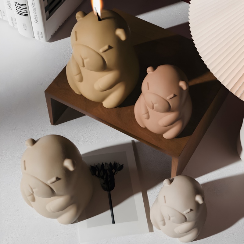 Capybara 푸딩 베이킹 실리콘 금형 DIY 동물  - Candle Making Tutorial 리뷰 및 가격