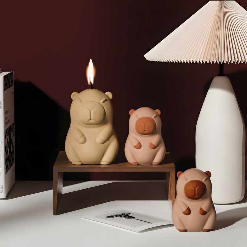 Capybara 푸딩 베이킹 실리콘 금형 DIY 동물  - Candle Making Tutorial 리뷰 및 가격