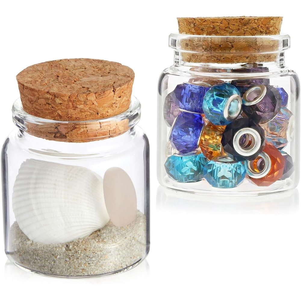 코르크 뚜껑이 달린 작은 유리 항아리, DIY 공예품용 - Candle Making Jars With Lids 리뷰 및 가격