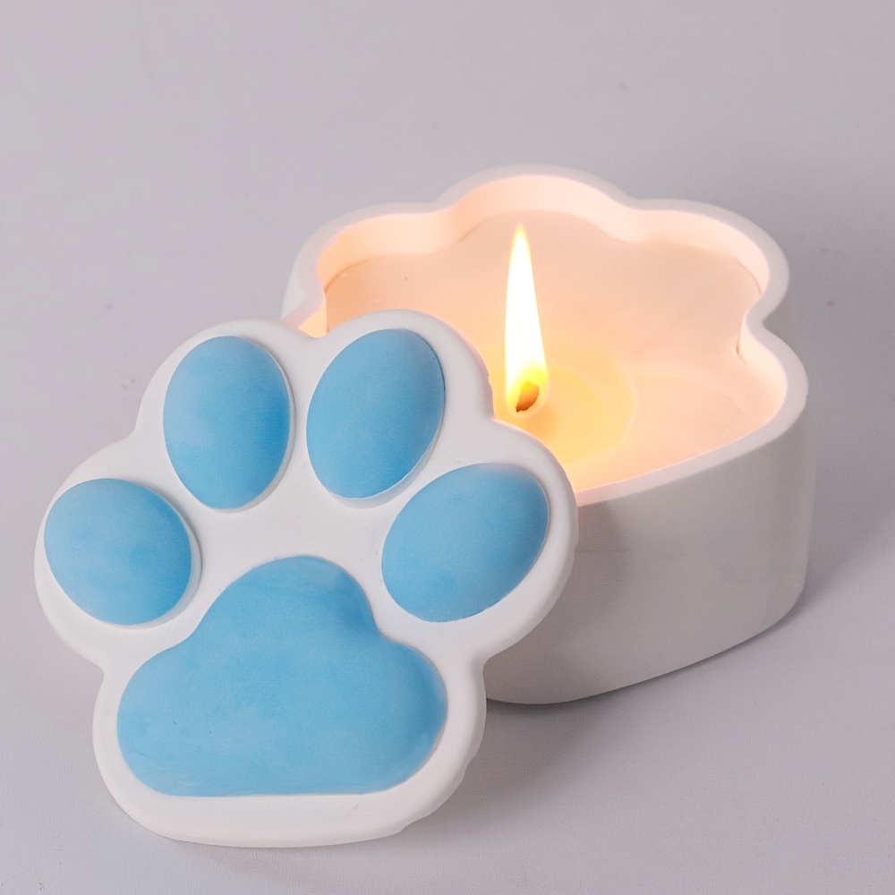 고양이 발톱 모양 보관함 실리콘 몰드 DIY 뚜껑付き  - Candle Making Jars With Lids 리뷰 및 가격