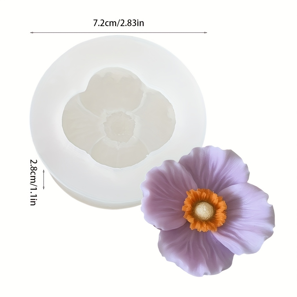 꽃 모양 실리콘 캔들 몰드는 비누, 점토, 레진 공예품 - Candle Making Jug 리뷰 및 가격