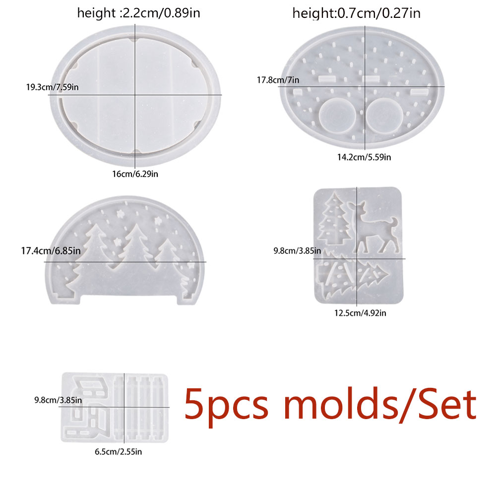 크리스마스 엘크 티라이트 캔들 홀더 실리콘 몰드, 3D - Candle Making Kits 리뷰 및 가격