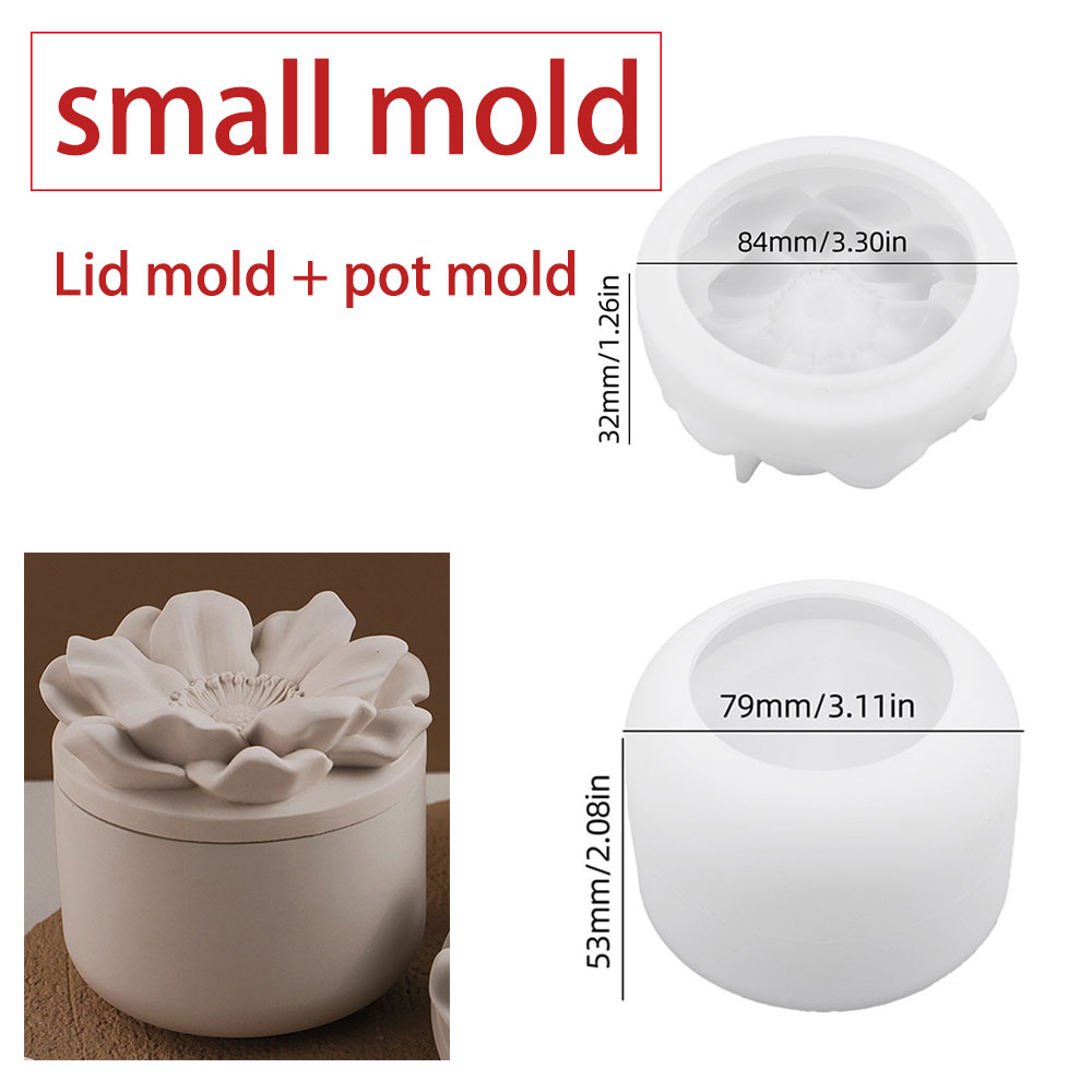 해바라기 보관함 실리콘 몰드 DIY 뚜껑 포함 양초 용 - Candle Making Jars With Lids 리뷰 및 가격