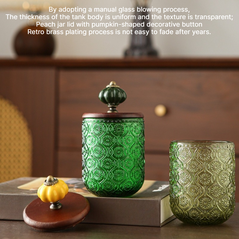 레트로 유리 면봉 보관함, 독창적인 면봉 이쑤시개 튜브 - Candle Making Jars With Lids 리뷰 및 가격