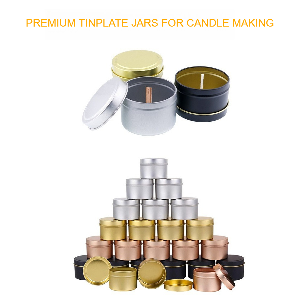 뚜껑이 있는 원형 알루미늄 캔들 통, 캔들 제작용 빈  - Candle Making Jars With Lids 리뷰 및 가격