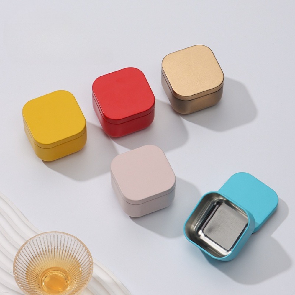 20개입, 50ml 용량의 사각형 모양의 빈 캔들 용기 - Tin Container Lid 리뷰 및 가격