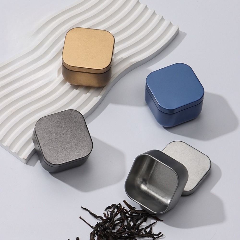 20개입, 50ml 용량의 사각형 모양의 빈 캔들 용기 - Tin Container Lid 리뷰 및 가격