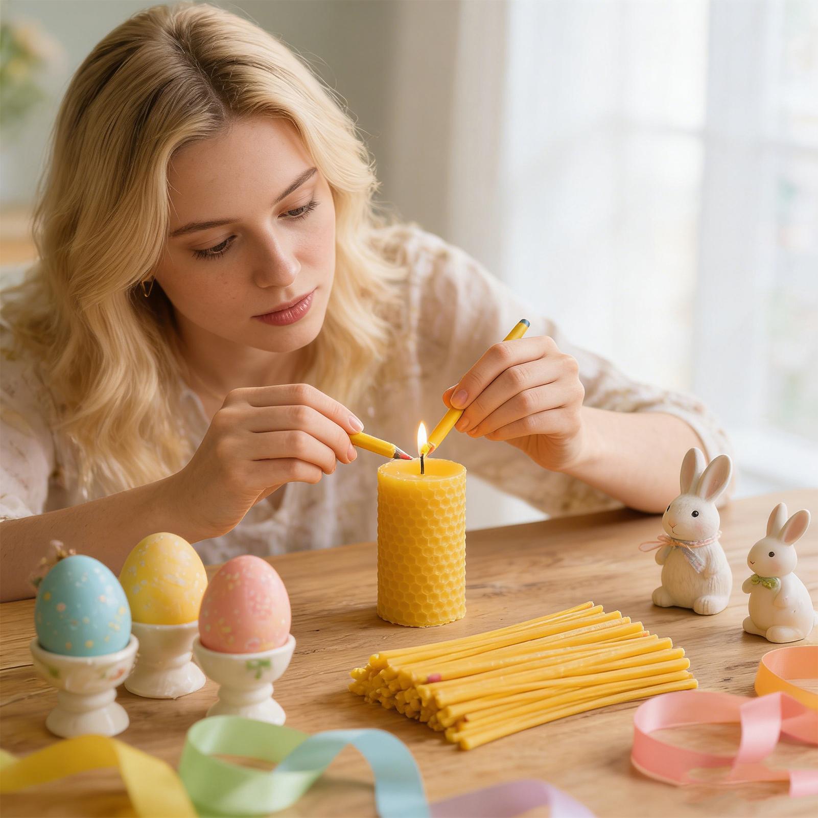 계란 장식용 밀랍 스틱 120개 부활절 미술 용품 캔들 - Candle Making Kits 리뷰 및 가격