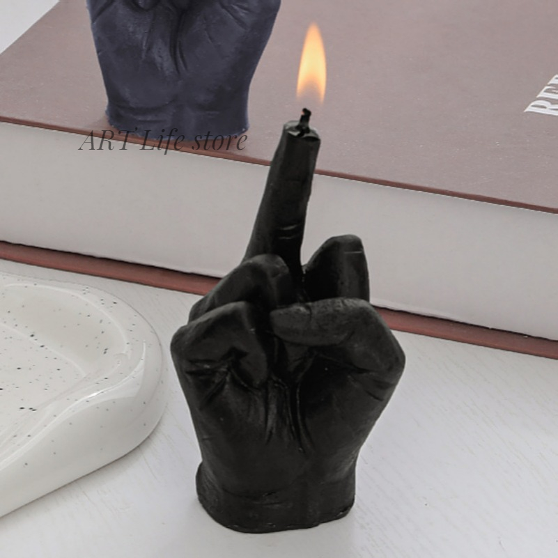 3D 손가락 실리콘 양초 금형 Diy 재미 경멸 제스처 - Candle Making Tutorial 리뷰 및 가격