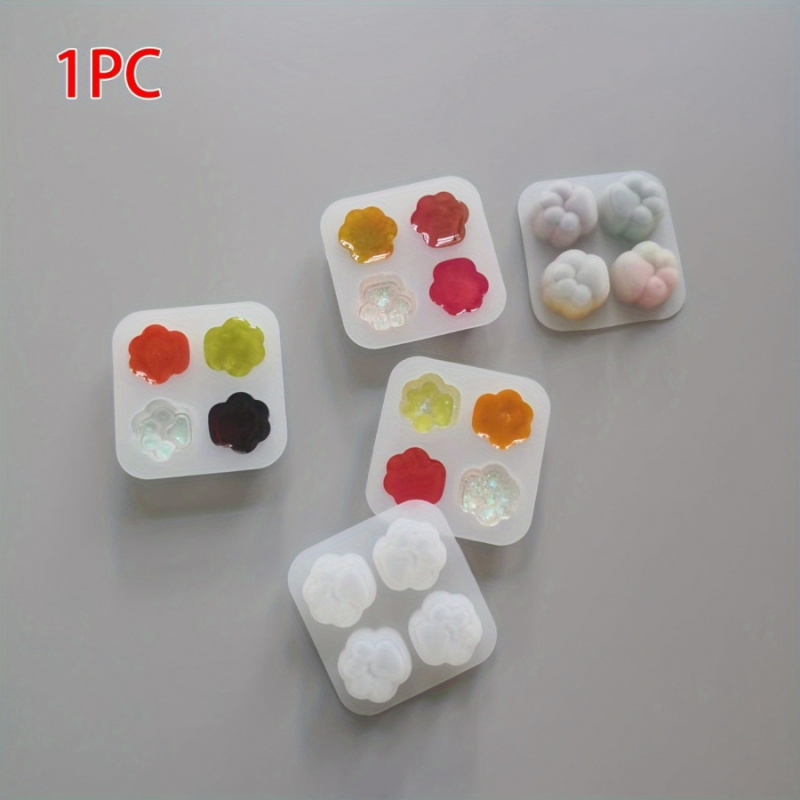 1개의 고양이 발 패턴 실리콘 몰드 세트-4A 독특한  - Candle Making Kits 리뷰 및 가격
