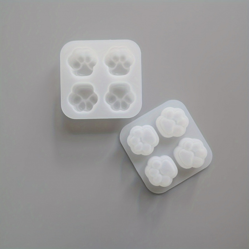 1개의 고양이 발 패턴 실리콘 몰드 세트-4A 독특한  - Candle Making Kits 리뷰 및 가격