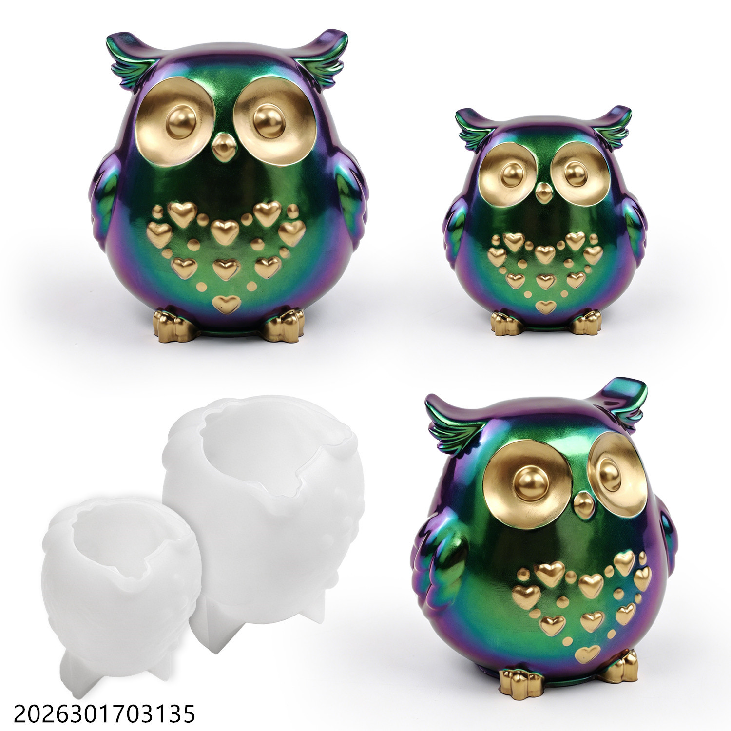 올빼미 실리콘 몰드 3D 새 모양 세트 DIY 에폭시  - Candle Making Kits 리뷰 및 가격